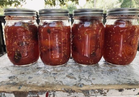 Freshly Canned Tomatoes