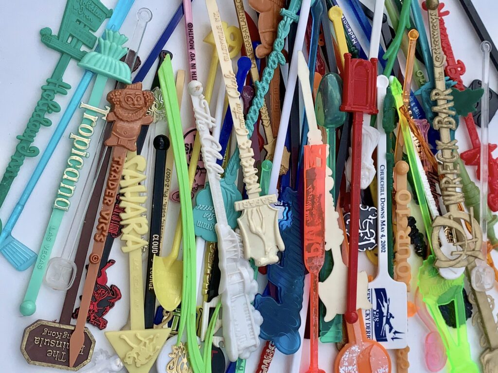 picture of my swizzle stick collection