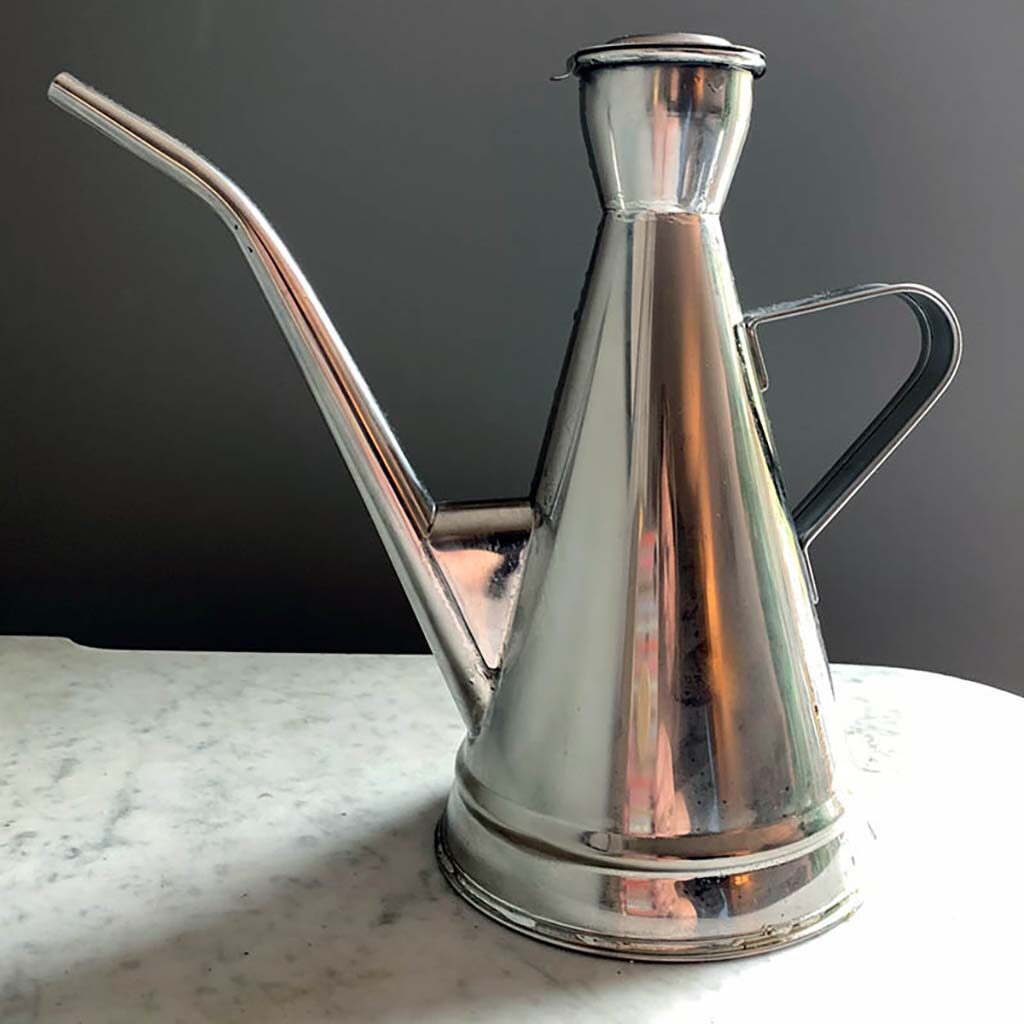 metal Olive Oil Pitcher from Schoolhouse